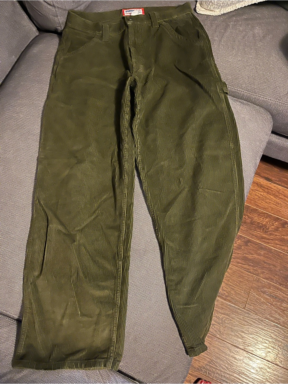 Old Navy Men's Olive Corduroy Work Pants